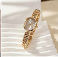 Montre Femme Cadran Ovale Doré Champagne
