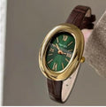 Montre Femme Geneva Rectangle Dorée