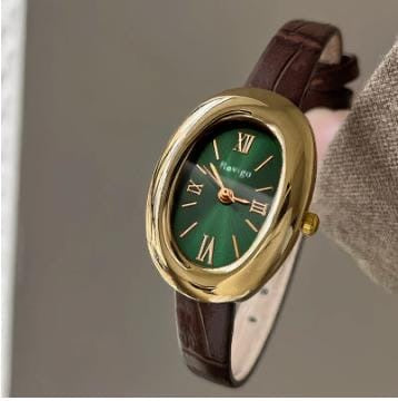 Montre Femme Geneva Rectangle Dorée