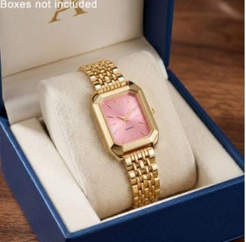 Montre Femme Cadran Rose Doré