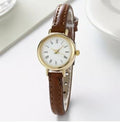 Montre Femme Ronde Petite Cadran Blanc