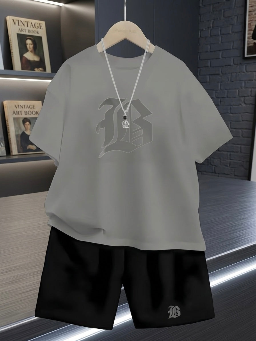 Ensemble T-shirt & Short Enfant - Lettre B